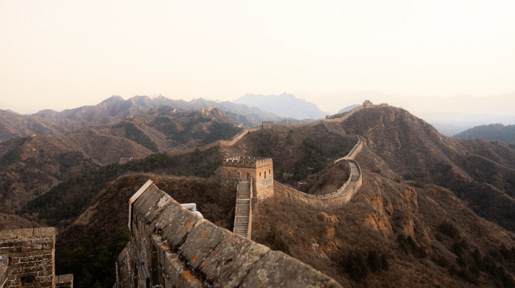 Muralla China, sección de Jinshanling