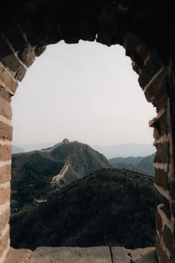 Vistas desde una de las torres de vigilancia sobre Jinshanling Muralla China